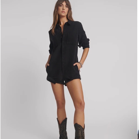 One Teaspoon Pants - One Teaspoon Prophecy Jumpsuit Black